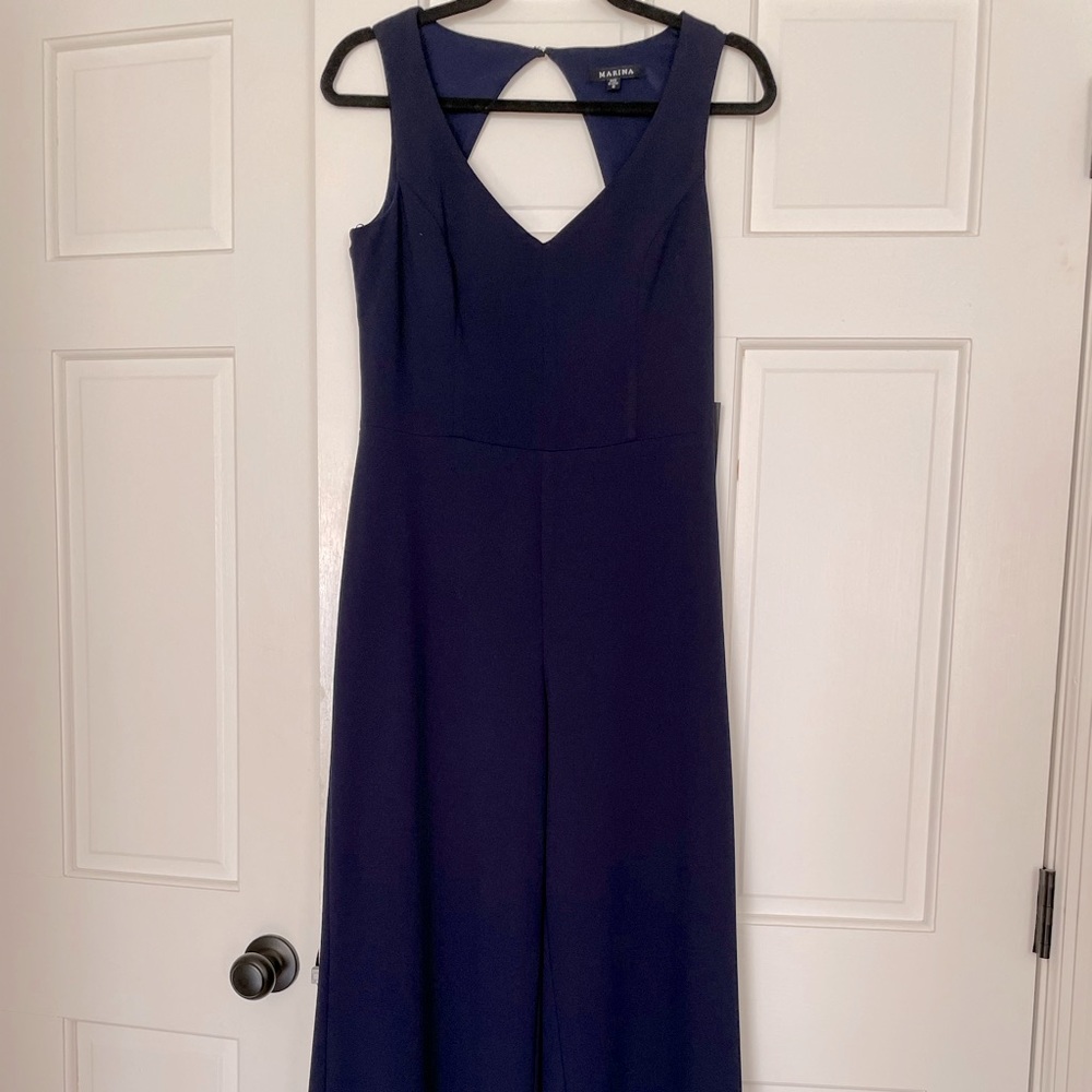 Navy Blue Jumpsuit.